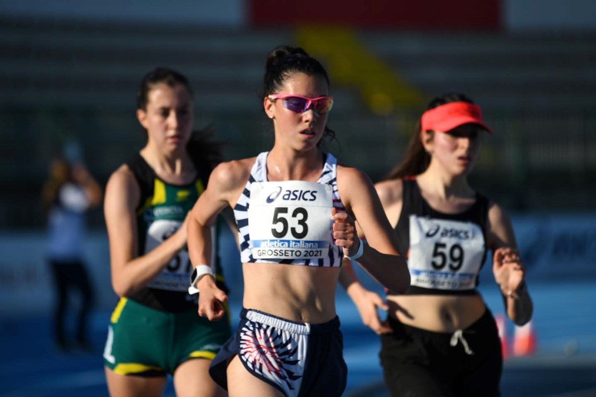 Sara Buglisi holt sich den ITA Meistertitel im Gehen