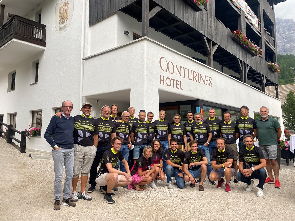 Das Sporthilfe Team traf sich heuer am Vorabend des Rennens im Hotel Conturines