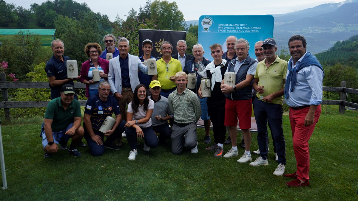 I vincitori del FORST SPORTHILFE GOLF CHARITY 2022