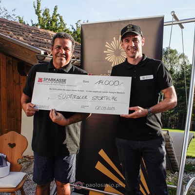 14.000 Euro für den Südtiroler Nachwuchssport - dies war die stolze Summe die im Rahmen der Benefizveranstaltung erzielt wurde.
